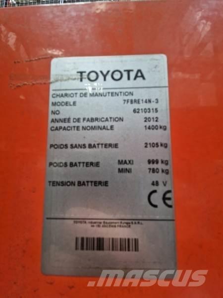 Toyota 7FBRE14N Samopogonski ručni viljuškari