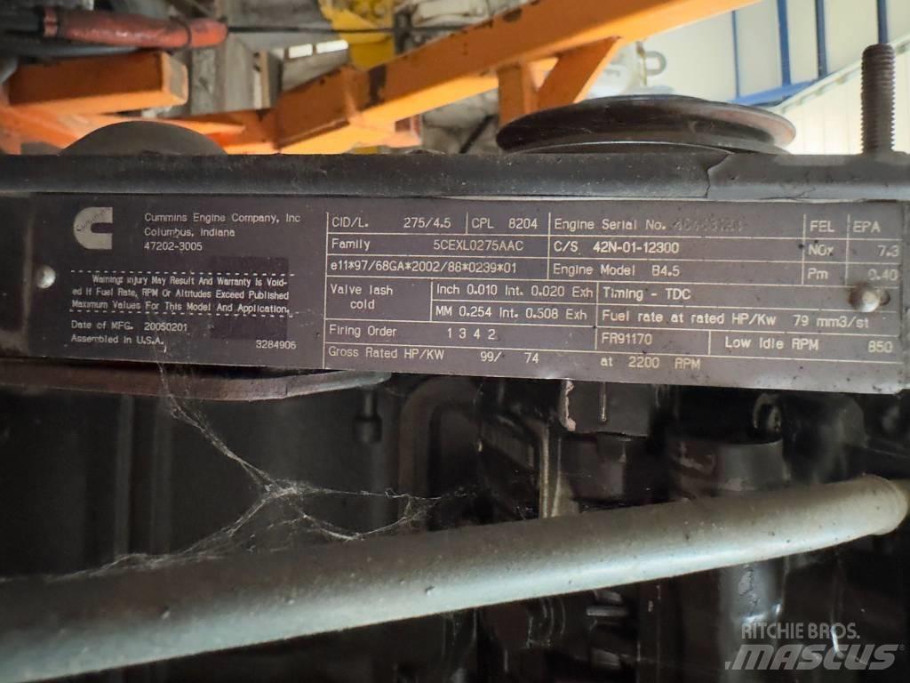 Cummins B 4.5 ENGINE Motori za građevinarstvo