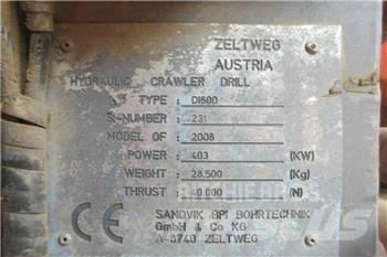Sandvik DI 600 Terenske bušilice