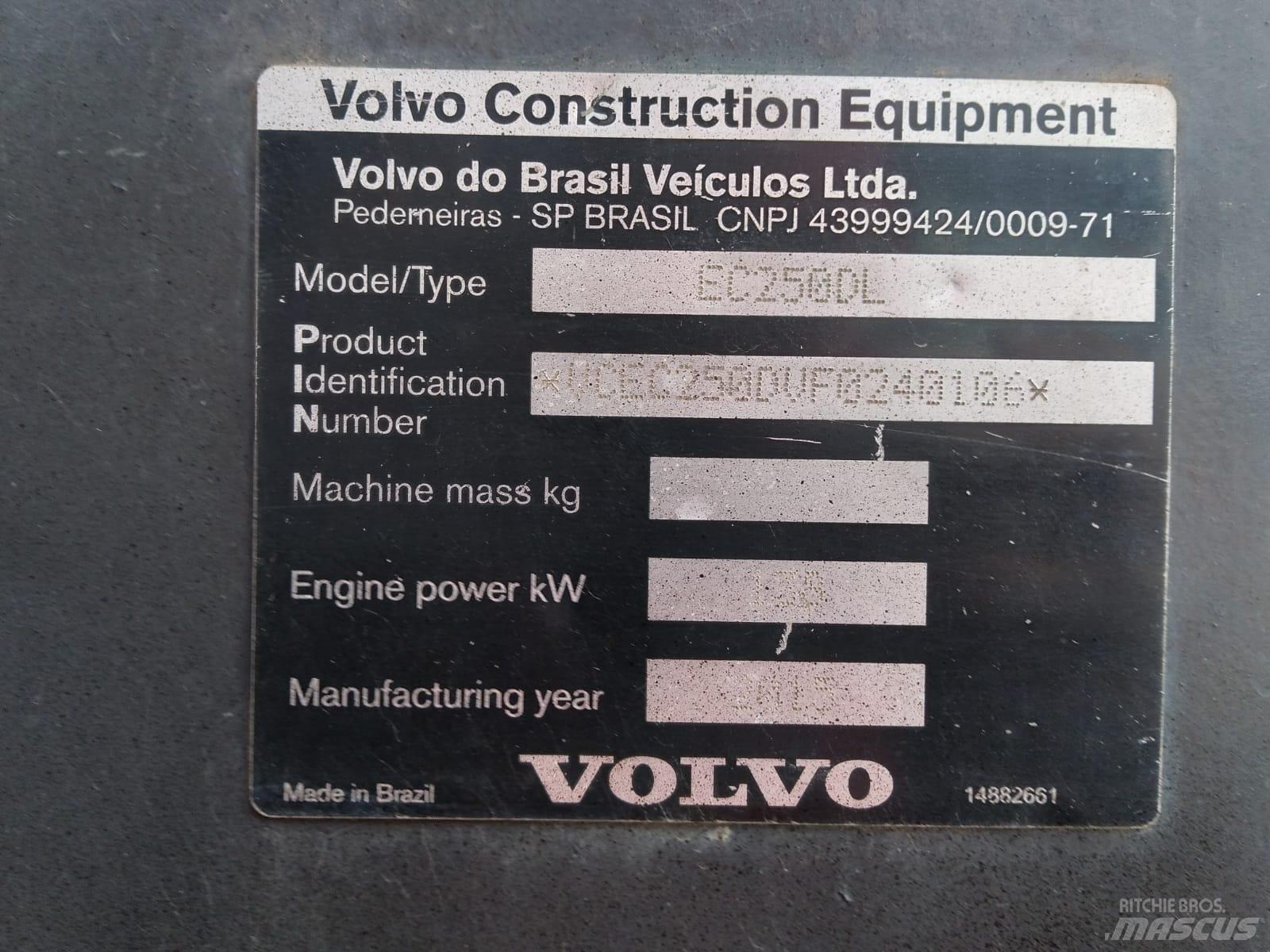 Volvo EC 250 D L Bageri guseničari