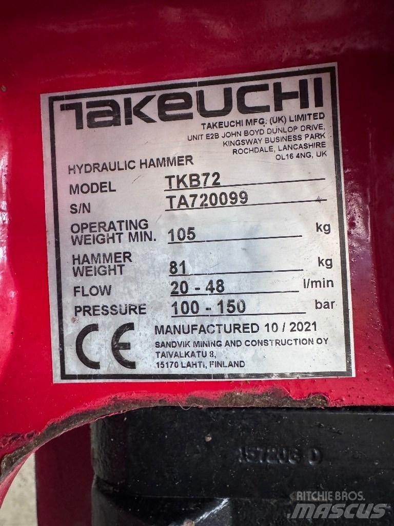 Takeuchi TB 219 Mini bageri < 7t