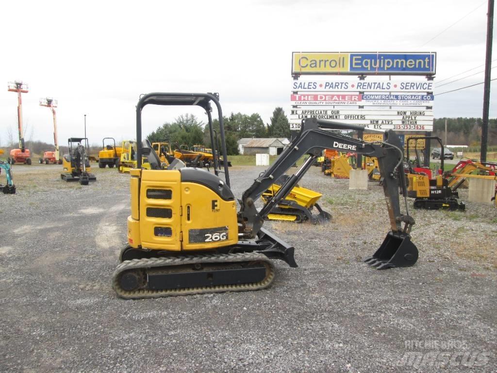 John Deere 26G Mini bageri < 7t