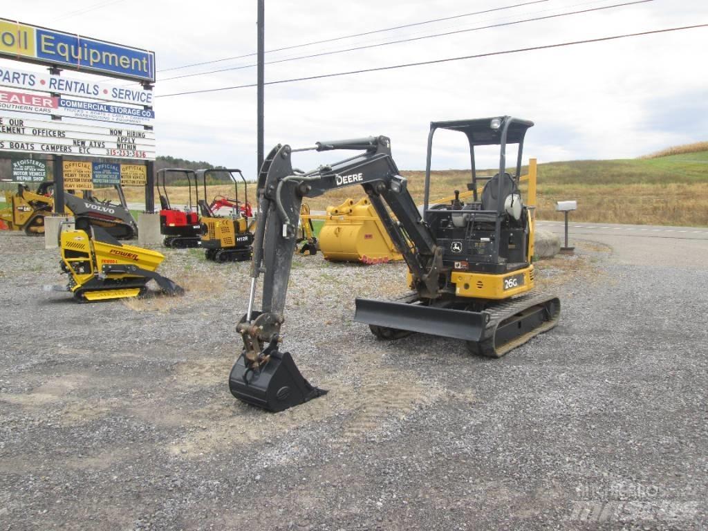 John Deere 26G Mini bageri < 7t