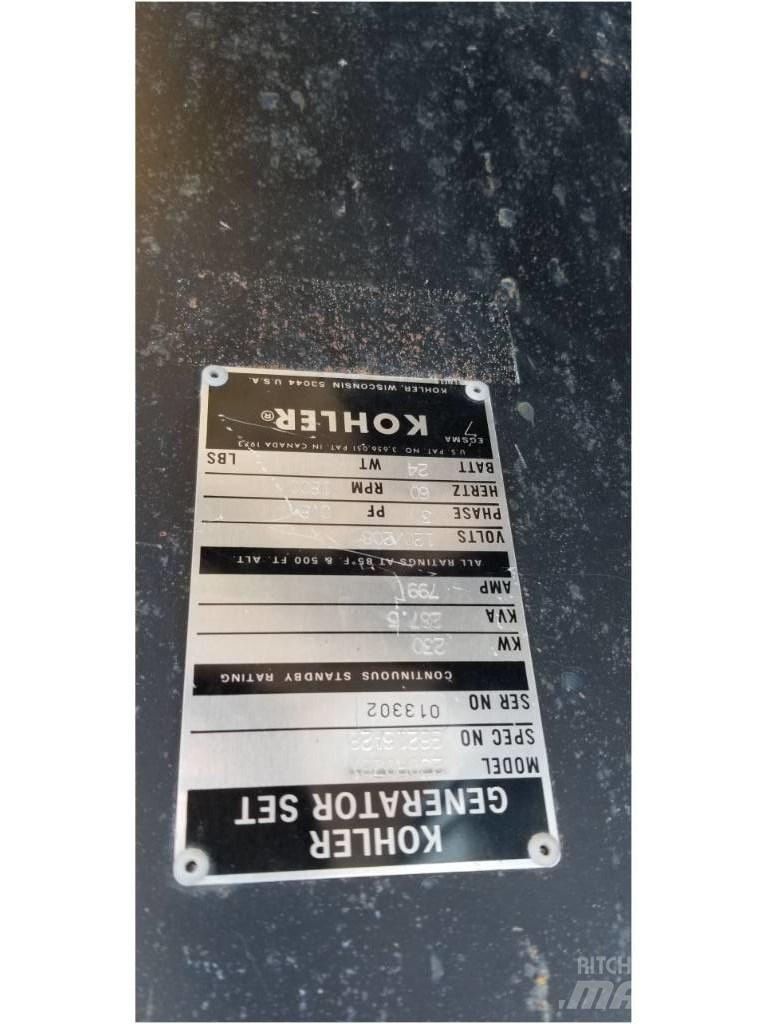 Kohler 230 KW Ostali generatori