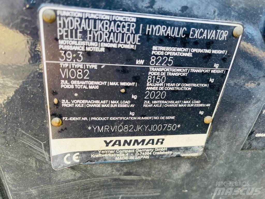 Yanmar Vio 82 Midi bageri 7t – 12t