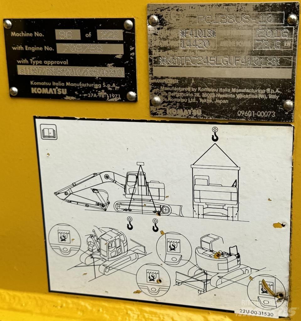 Komatsu PC 138 US-10 Bageri guseničari