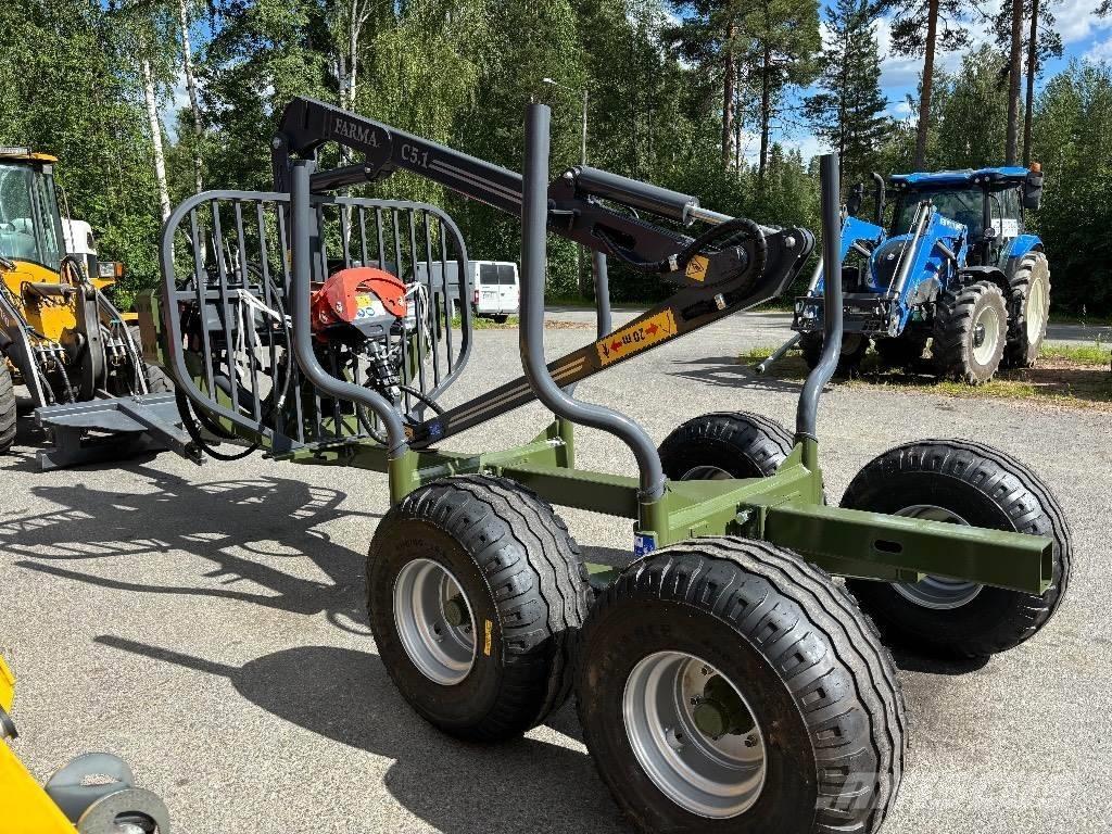 Farma T7 ja C 5.1D Šumske prikolice