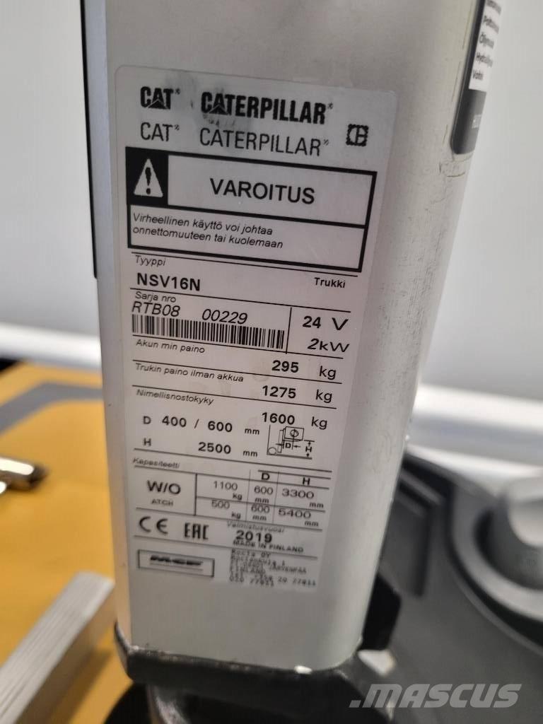 CAT NSV 16N ( MYYTY ) Samopogonski ručni viljuškari