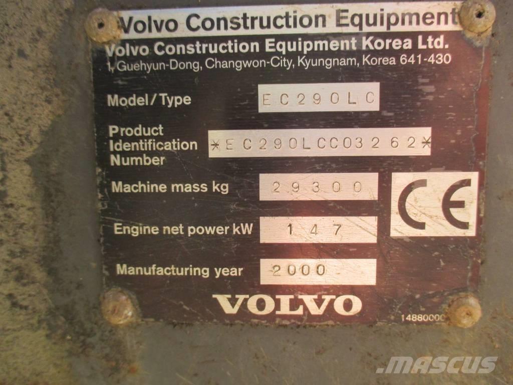 Volvo EC 290 LC Bageri guseničari