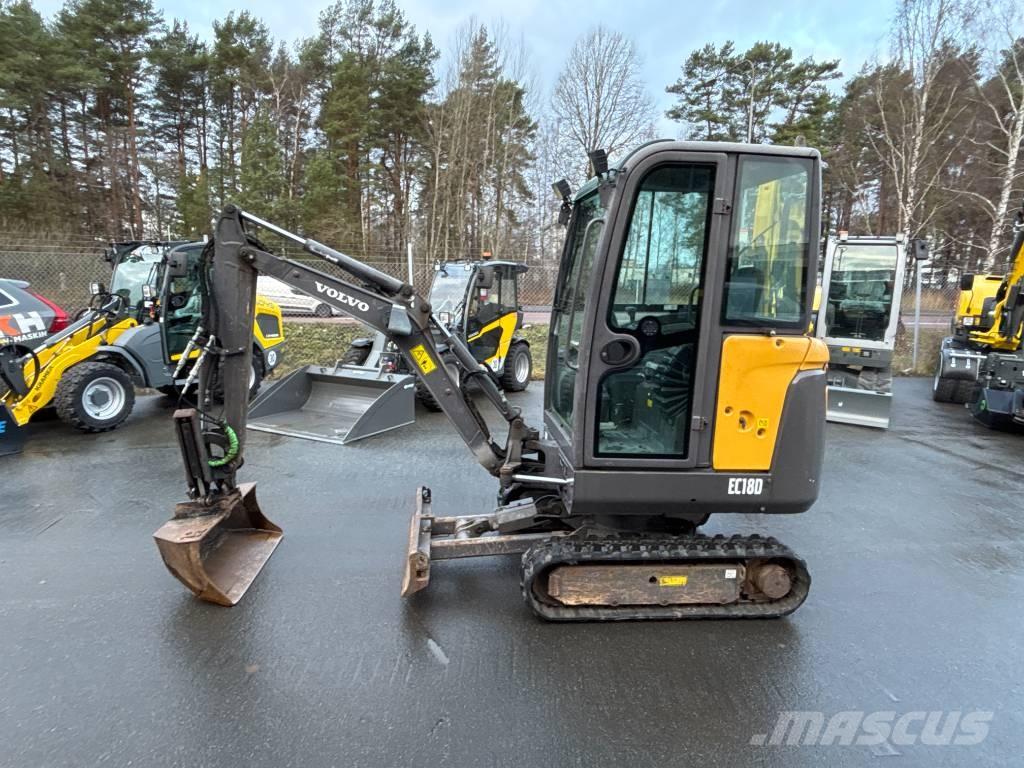 Volvo EC18 D Mini bageri < 7t