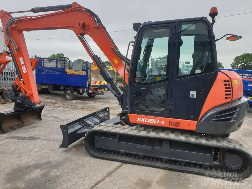 Kubota KX 080-4 Midi bageri 7t – 12t