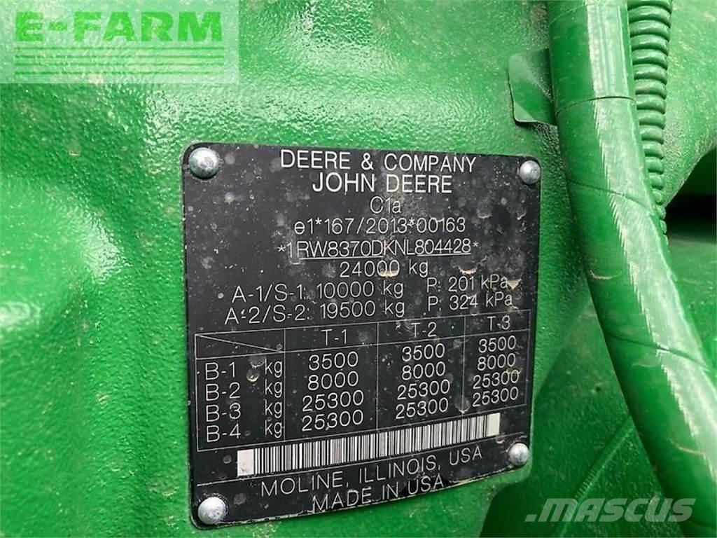 John Deere 8rx370 Traktori