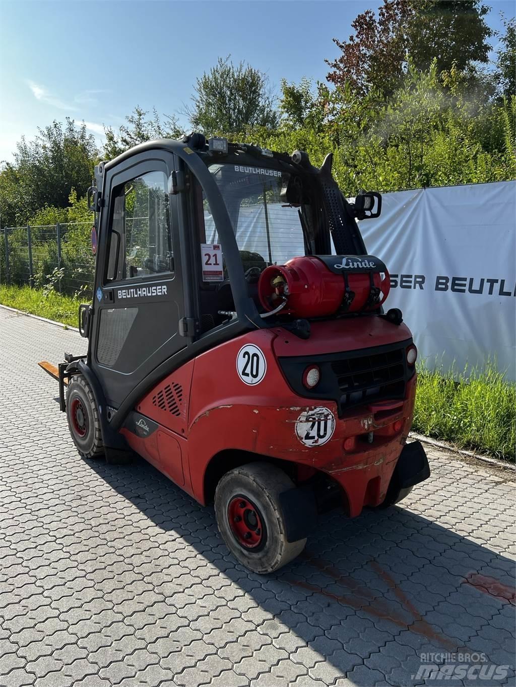 Linde H25T/600 Plinski viljuškari