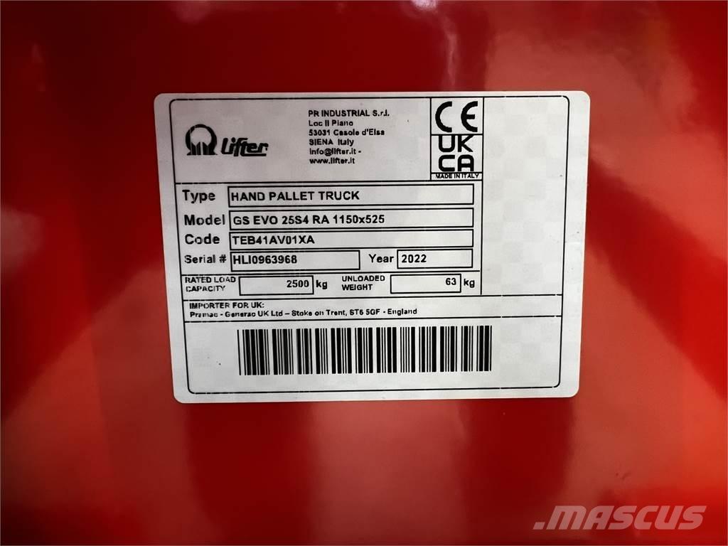 Pramac GS EVO 25 Ručni paletar