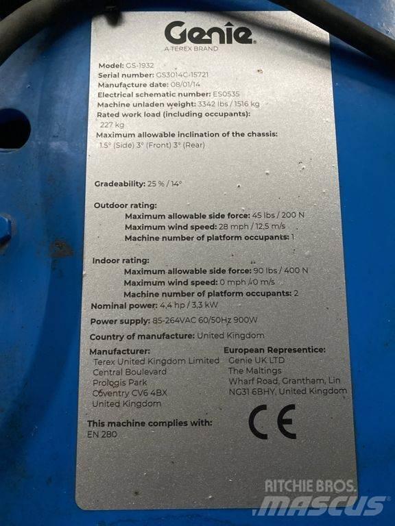 Genie GS1932 Makazaste platforme