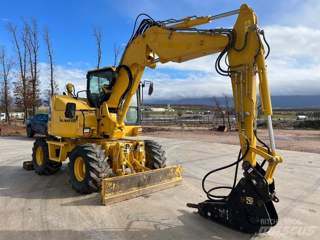 Komatsu PW 98 MR-8 Bageri točkaši