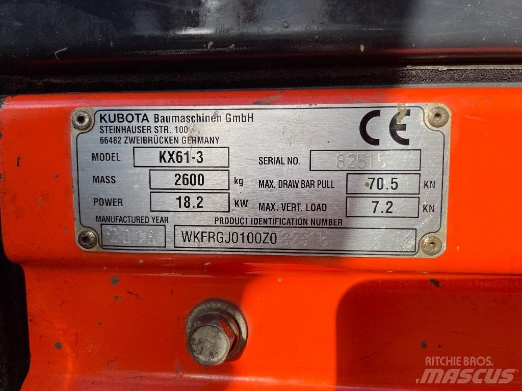 Kubota KX 61-3 Mini bageri < 7t