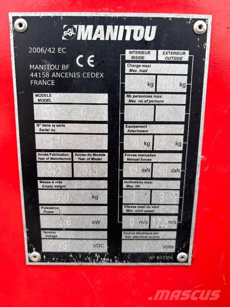 Manitou 170 AETJL Zglobne podizne platforme