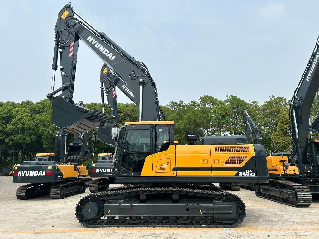 Hyundai HX 340 HD Bageri guseničari