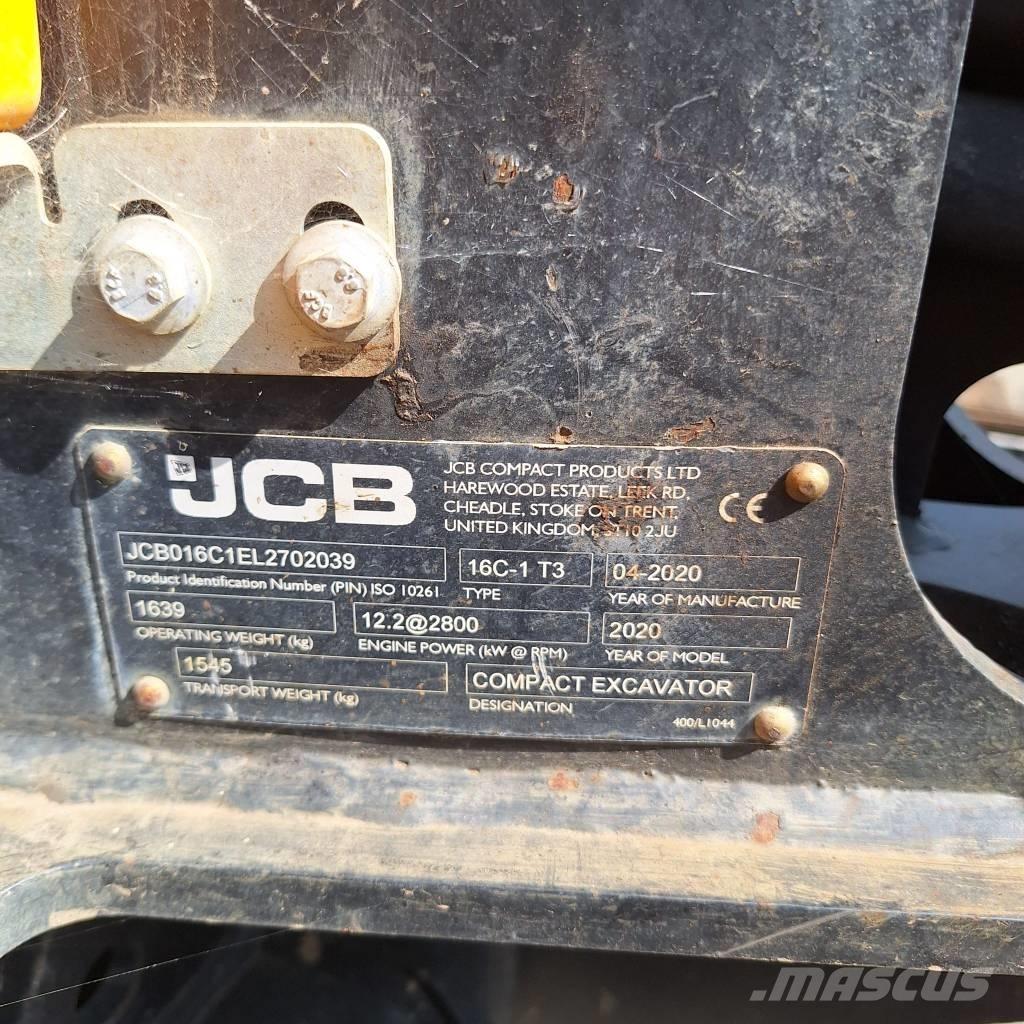 JCB 16 C-1 Mini bageri < 7t