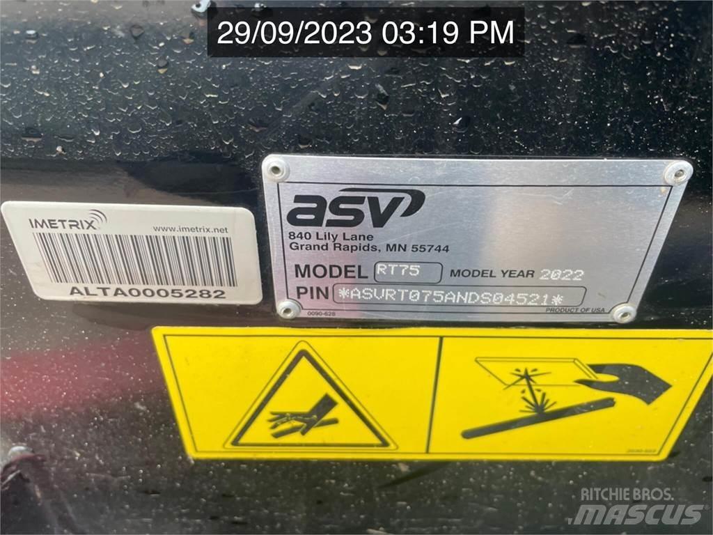 ASV POSI-TRACK RT75 Skid steer mini utovarivači