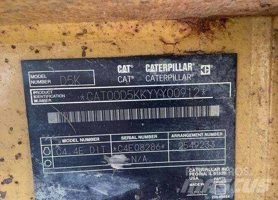 CAT D5K LGP Polovni buldožeri za polaganje cevi