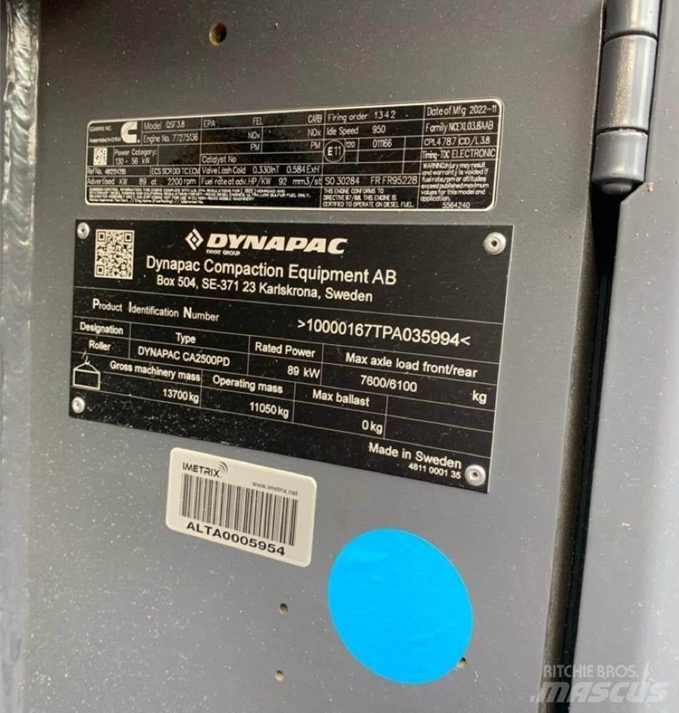 Dynapac CA2500PD Kompaktori otpada