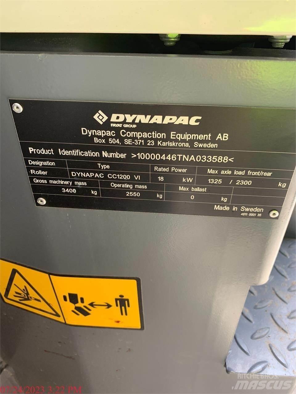 Dynapac CC1200 VI Valjci sa duplim bubnjem