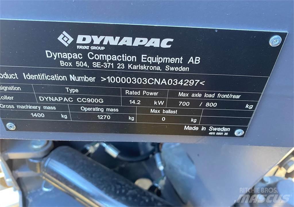 Dynapac CC900G Valjci sa duplim bubnjem