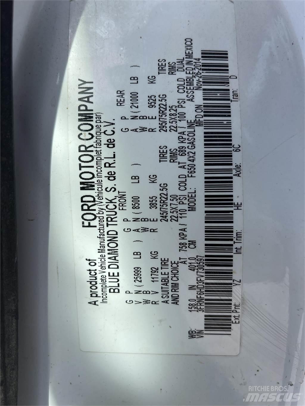 Ford F650 XL SD Kamioni za vodu