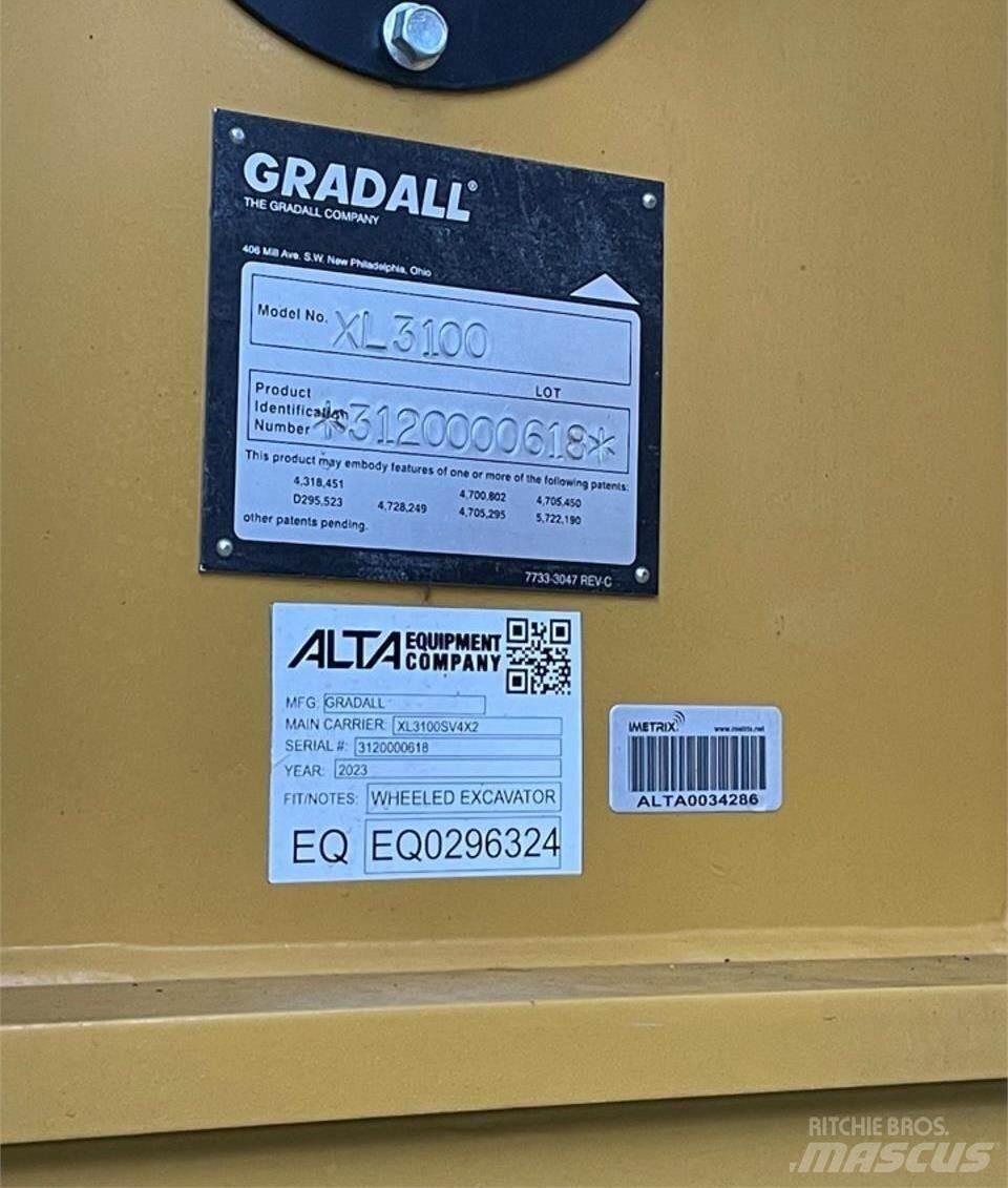 Gradall XL3100 V Bageri točkaši