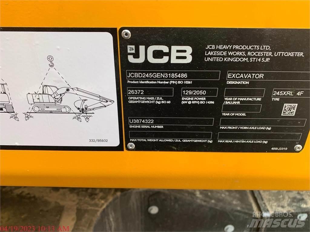 JCB 245XR Bageri guseničari