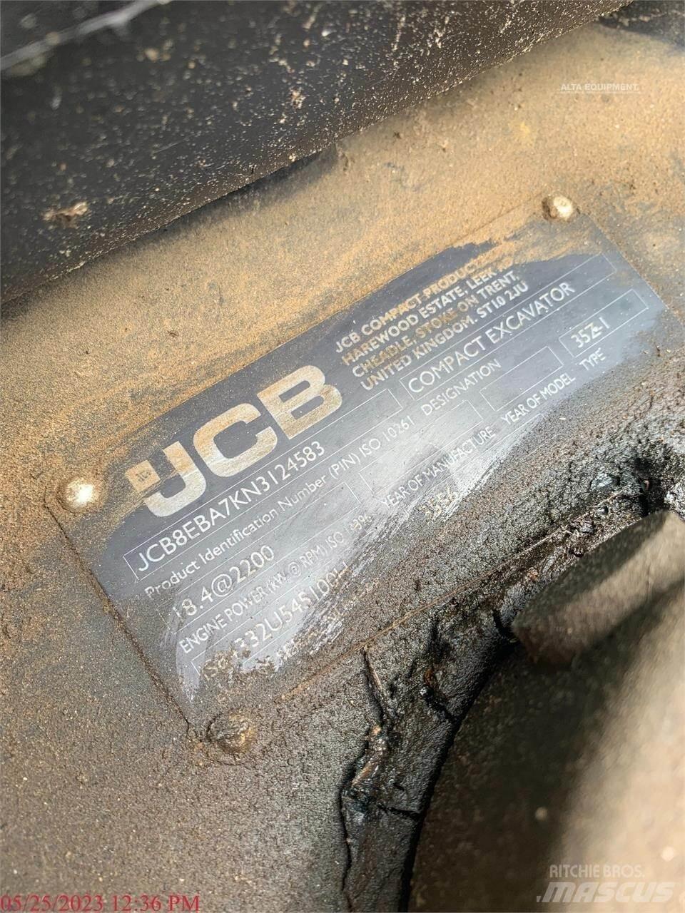 JCB 35Z-1 Mini bageri < 7t