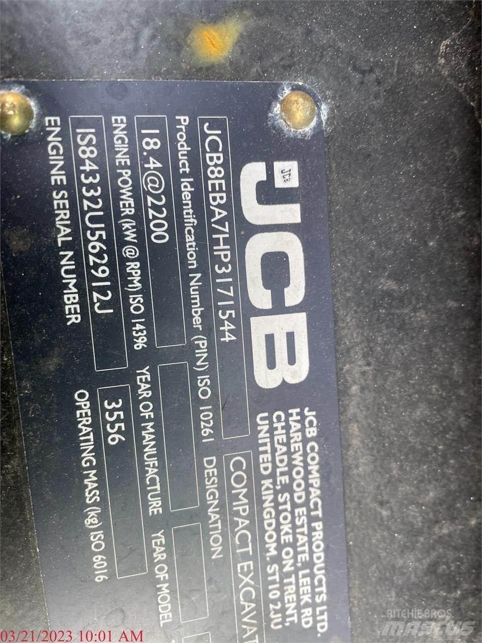 JCB 35Z-1 Mini bageri < 7t