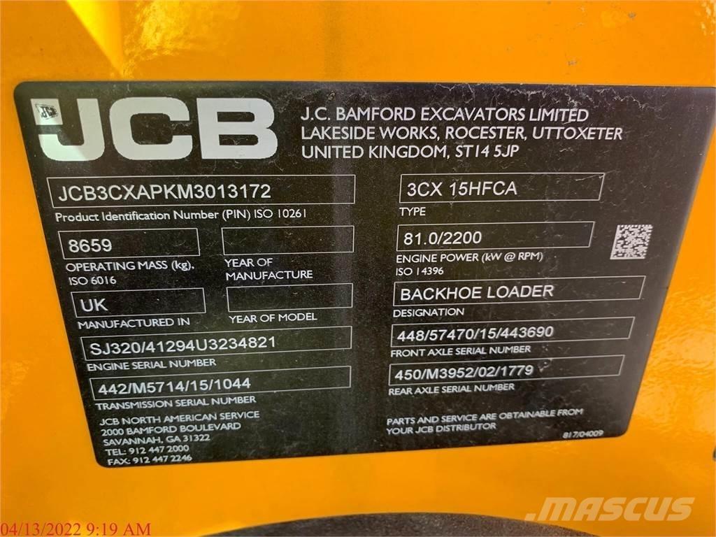 JCB 3CX15 SUPER Rovokopači