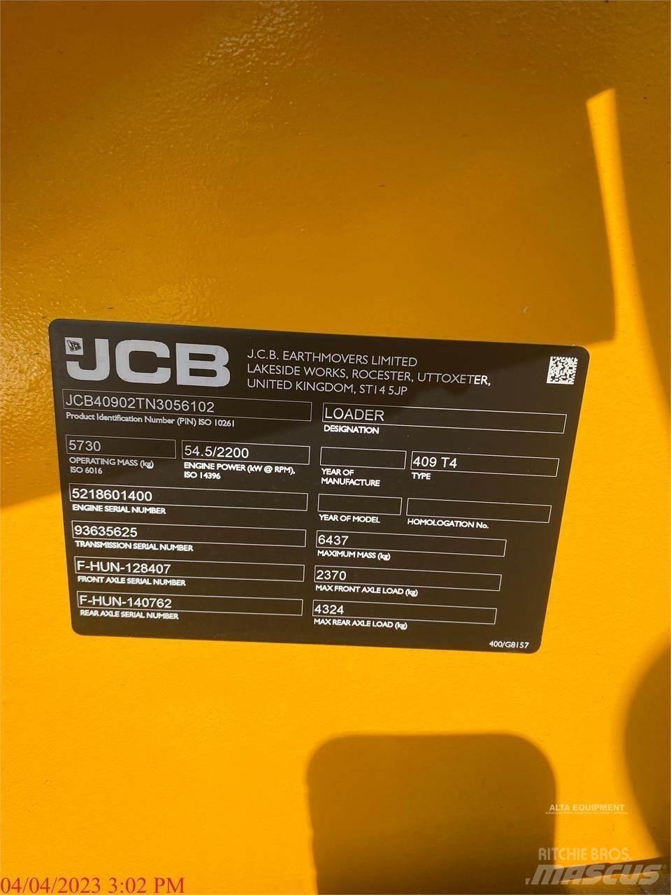 JCB 409 Utovarivači na točkove