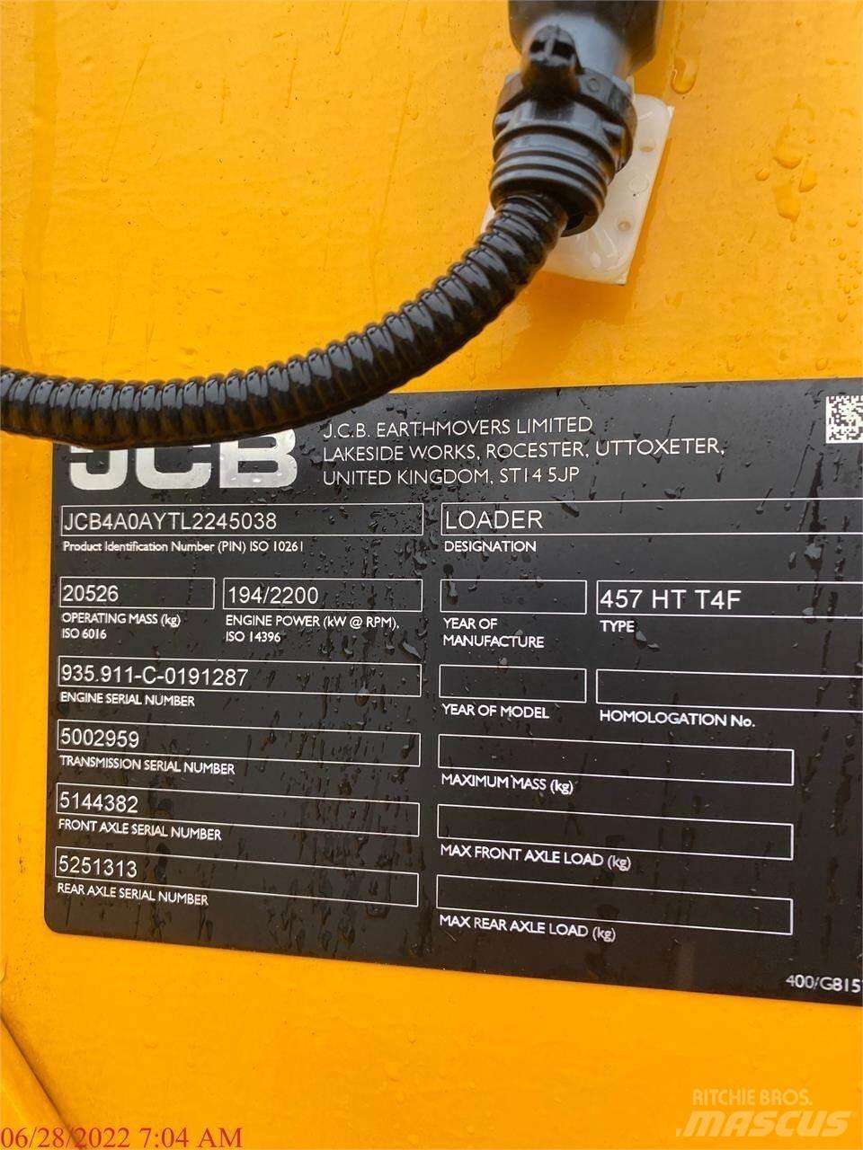 JCB 457HT Utovarivači na točkove