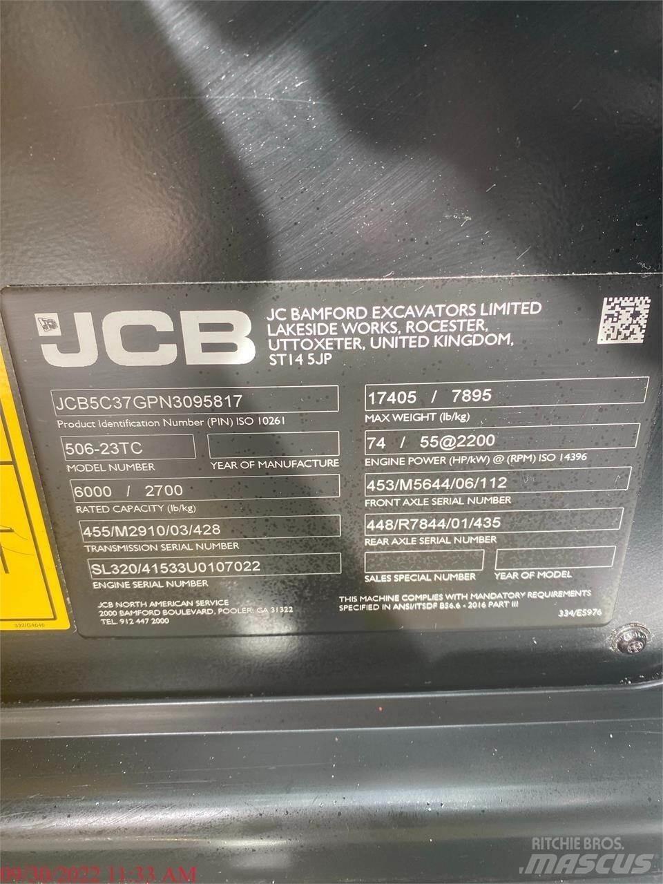 JCB 506-23TC Teleskopski viljuškari