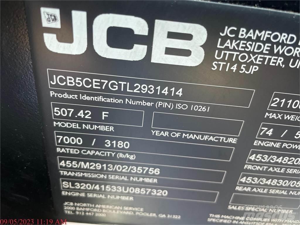 JCB 507-42 Teleskopski viljuškari