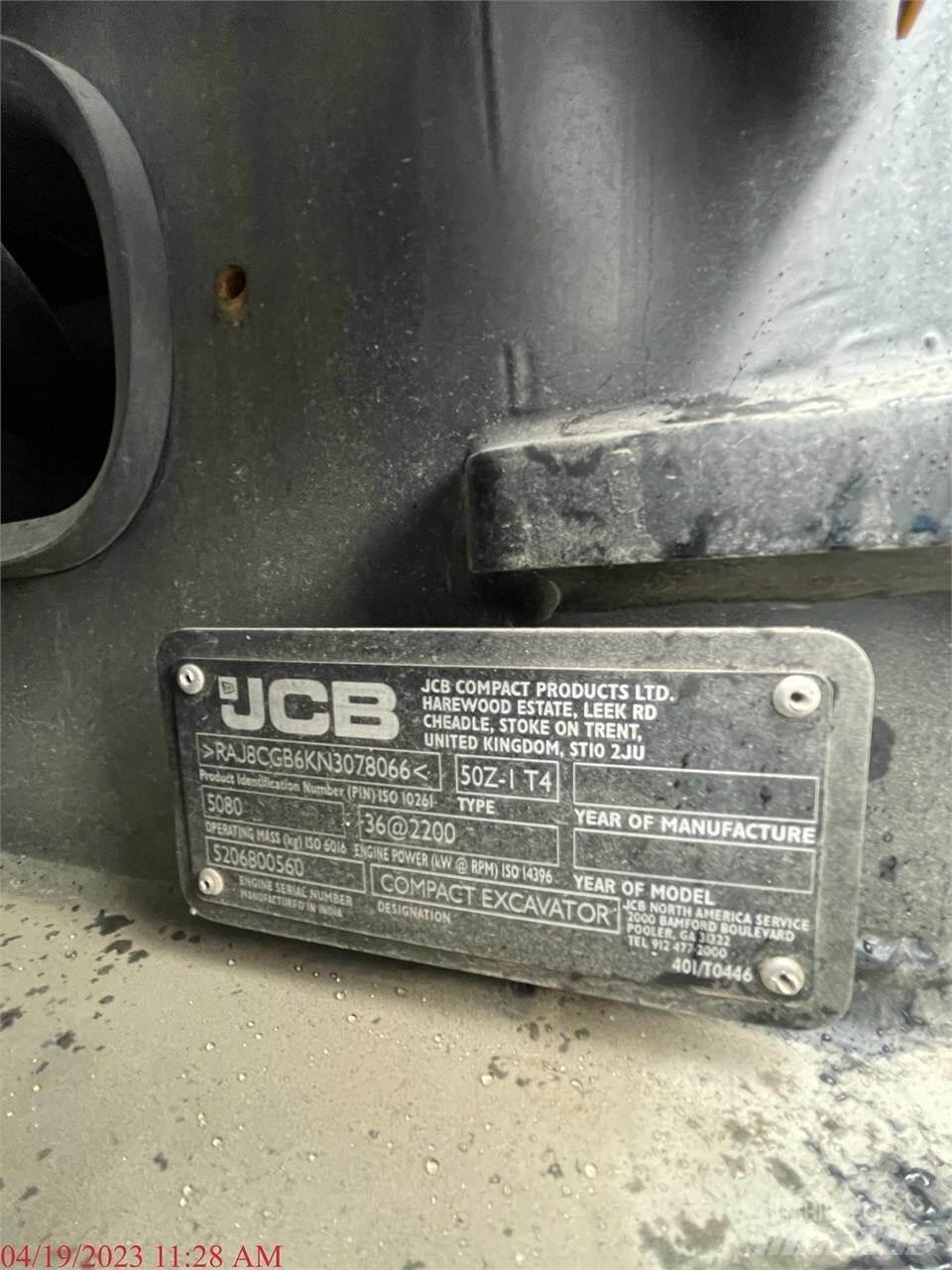 JCB 50Z-1 Mini bageri < 7t