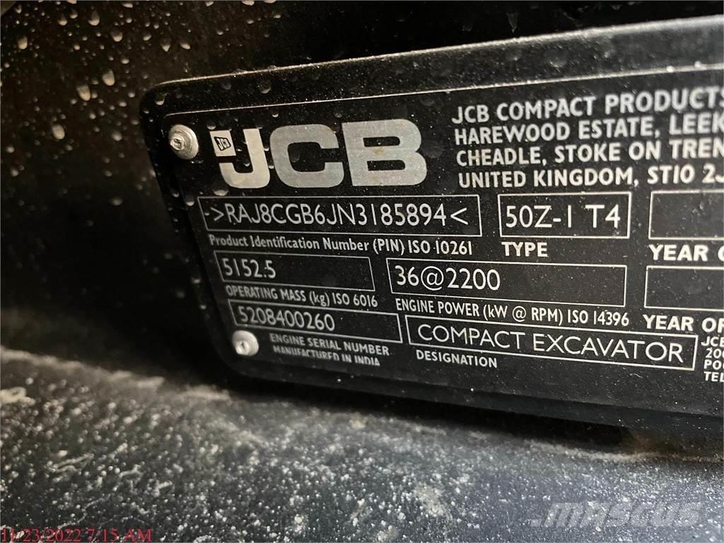 JCB 50Z-1 Mini bageri < 7t