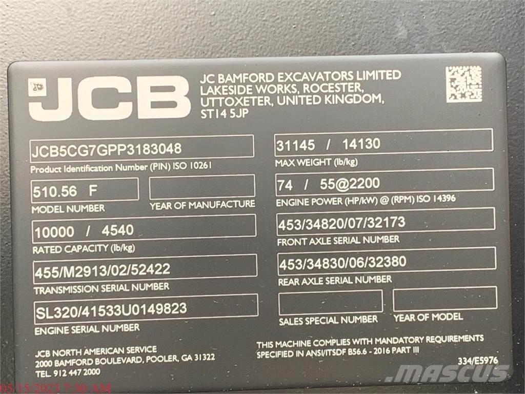 JCB 510-56 Teleskopski viljuškari