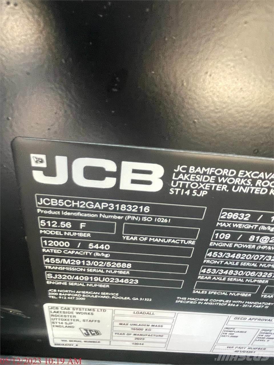 JCB 512-56 Teleskopski viljuškari