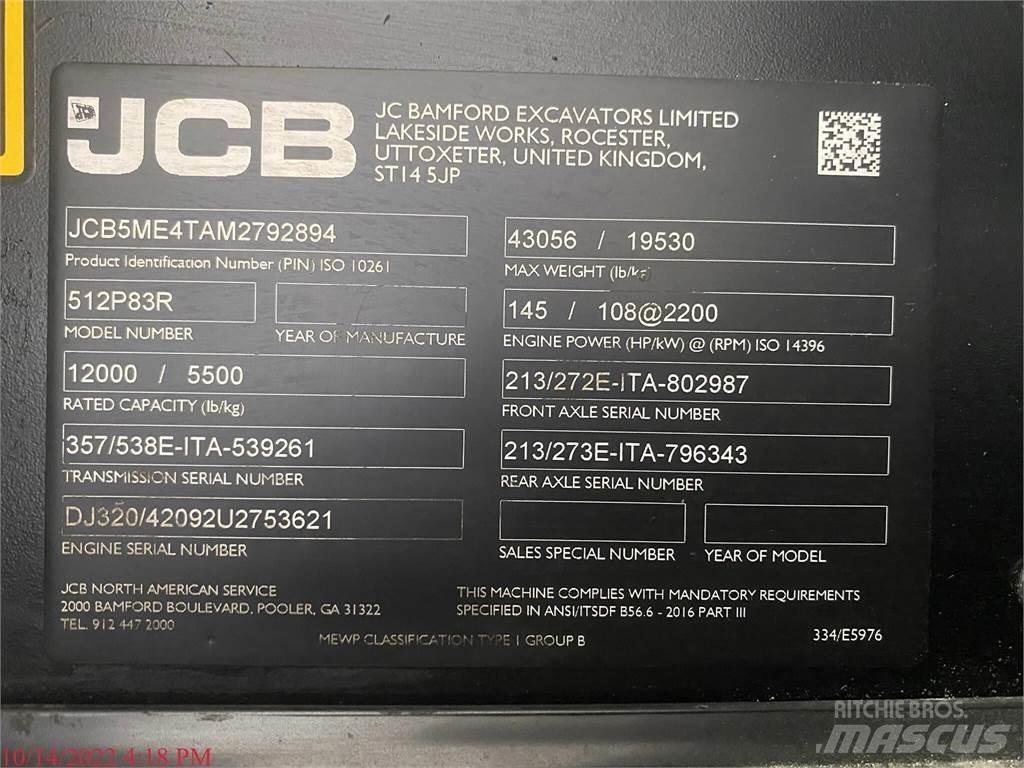 JCB 512-83R Teleskopski viljuškari