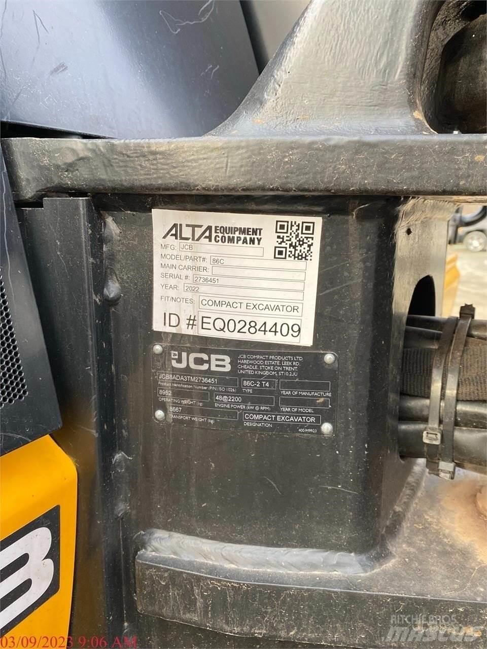 JCB 86C-2 Bageri guseničari
