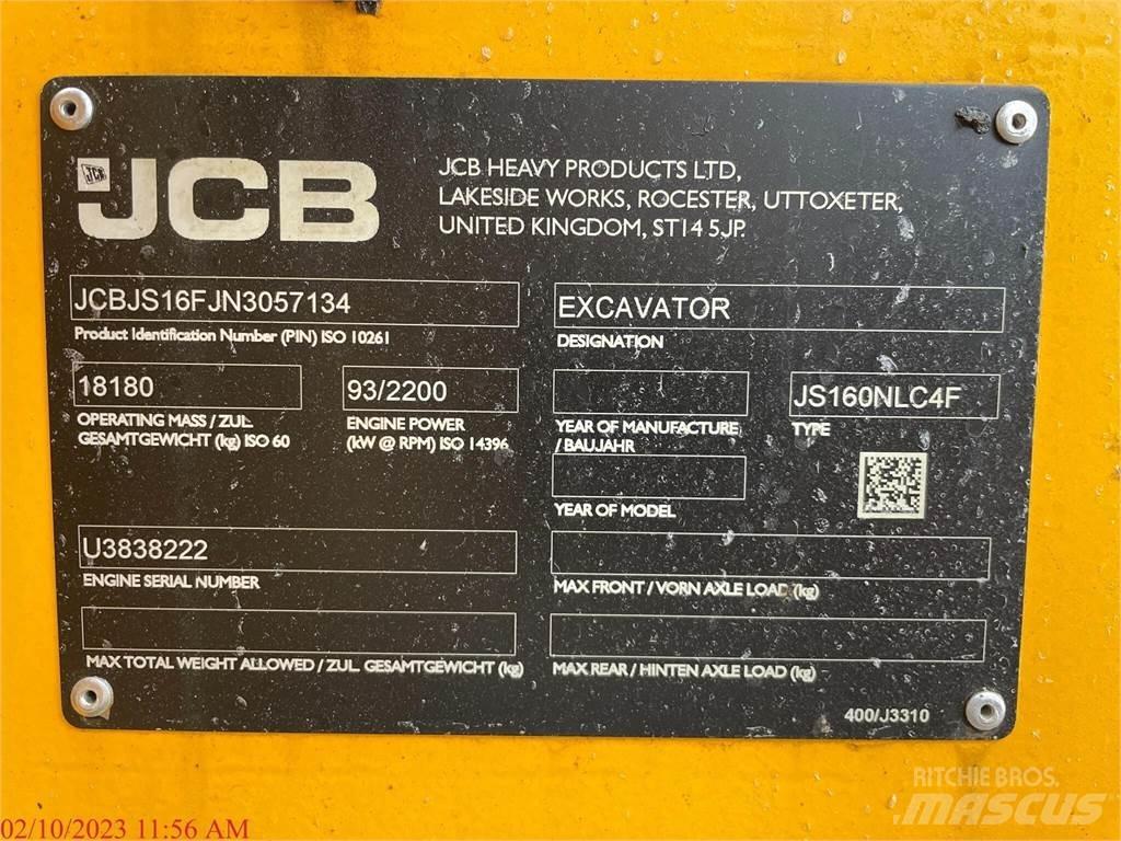 JCB JS160 Bageri guseničari