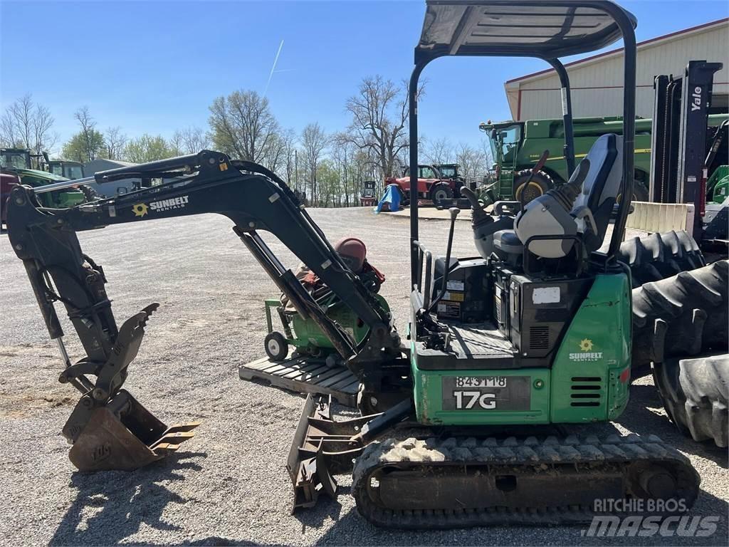John Deere 17G Mini bageri < 7t