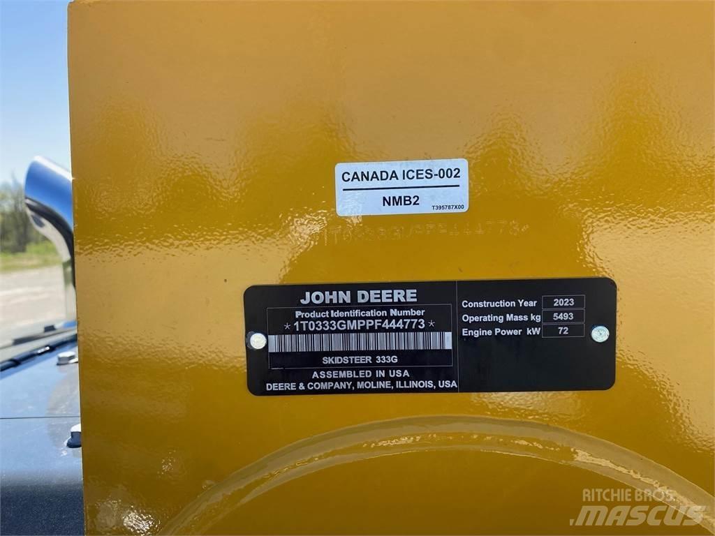 John Deere 333G Skid steer mini utovarivači