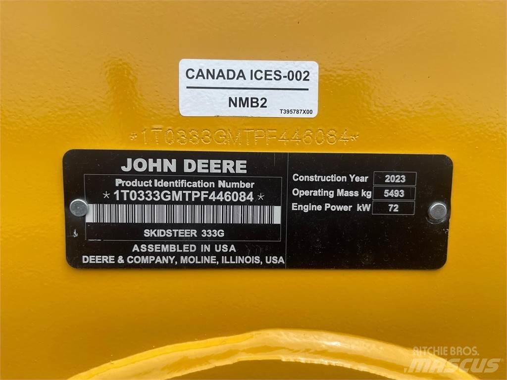 John Deere 333G Skid steer mini utovarivači