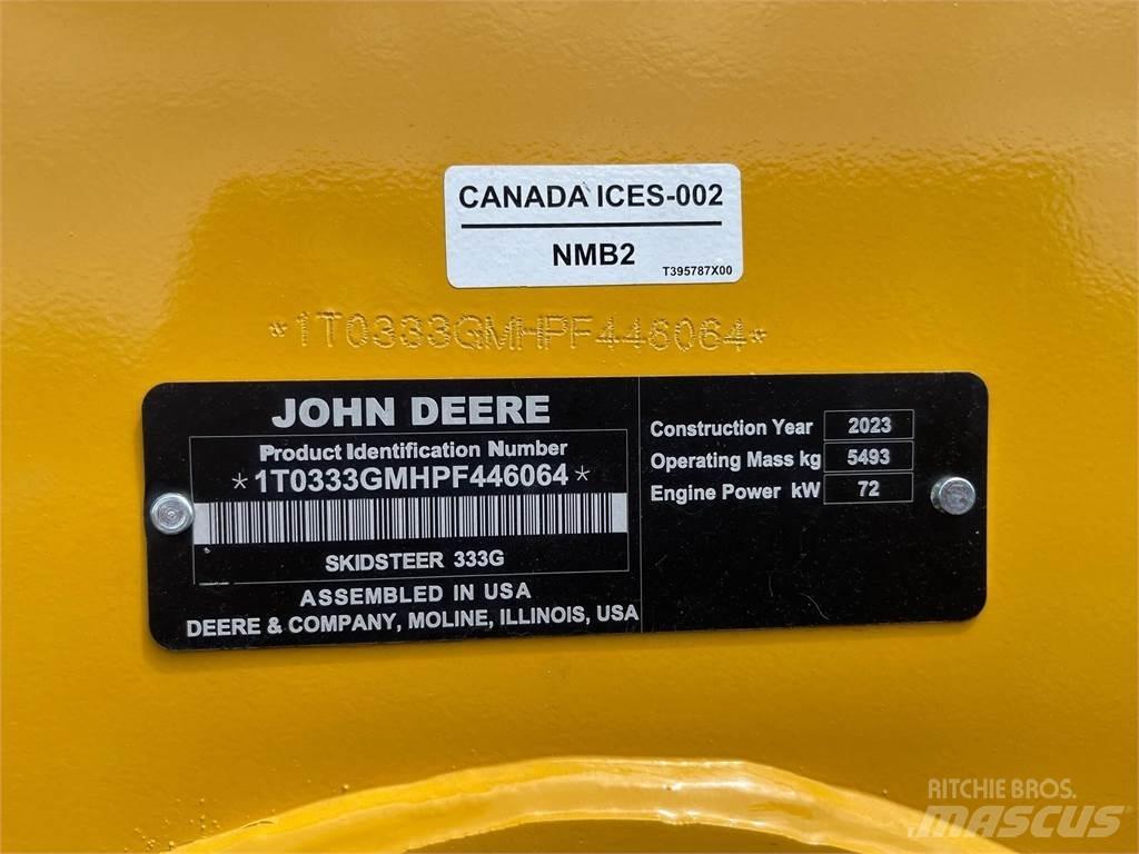 John Deere 333G Skid steer mini utovarivači